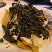 Vegan black bean tortillas at Coconut Grove Cafe in Basseterre