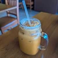 Thai Iced Tea (with coconut milk) at Tamarind Thai Cuisine in Camarillo