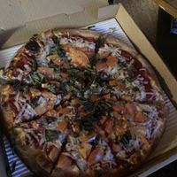 Vegan margarita pizza   at Neo's Pizza House in Running Springs