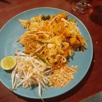 Tofu Pad Thai. at The Hut Cafe in Koh Samui
