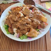 Salad klaek with peanut sauce at Krua Panida - ครัวพนิดา in Krabi