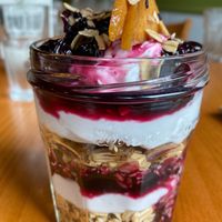 Vegan Cheesecake Parfait at Sweet Grass Grill in Tarrytown