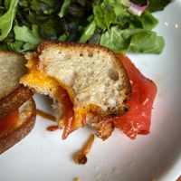 Vegan croque monsieur at Sweet Grass Grill in Tarrytown