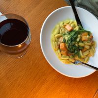 Cavatelli with Squash Sauce at Sweet Grass Grill in Tarrytown