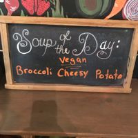 Soup of the day! 3/24/19 at Roots Organic Juice Cafe in Valparaiso