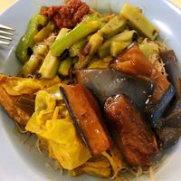 Bee Hoon with mixed vegetables $3 at Hokkien Vegetarian 福建素食坊 in West Singapore