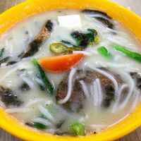 Sliced “fish” Bee Hoon $4 at Heavens Grace Vegetarian Point 天恩素坊 in West Singapore