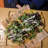 Mushroom tacos at Gallo Santo in Barcelona