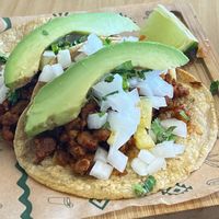 Vegan Tacos Al Pastor   at Gallo Santo in Barcelona
