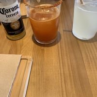 Michelada and lemonade   at Gallo Santo in Barcelona