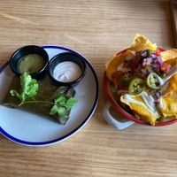 Tamal and Nachos  at Gallo Santo in Barcelona