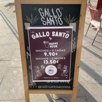 Happy hour  at Gallo Santo in Barcelona