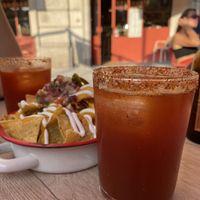 Micheladas vegan  at Gallo Santo in Barcelona