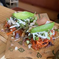 carrot tinga tacos   at Gallo Santo in Barcelona