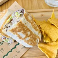 Mushroom burrito  at Gallo Santo in Barcelona