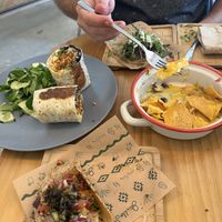 burritos y taco  at Gallo Santo in Barcelona
