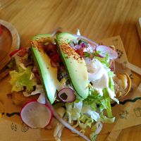 Sweet potato flautas at Gallo Santo in Barcelona