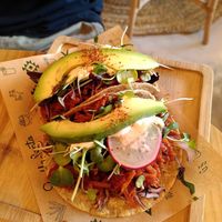 Tinga tacos with carrots at Gallo Santo in Barcelona