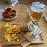 Mushroom burrito  at Gallo Santo in Barcelona