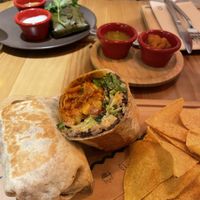 Burrito “yaca al pibil” (Jack Fruit)   at Gallo Santo in Barcelona