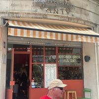 Front of the restaurant   at Gallo Santo in Barcelona