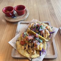 Tofish tacos  at Gallo Santo in Barcelona