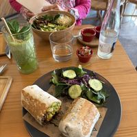 Burrito and bowl   at Gallo Santo in Barcelona