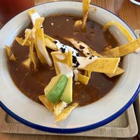 Tortilla soup   at Gallo Santo in Barcelona