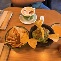Chips and Queso, Guac  at Gallo Santo in Barcelona
