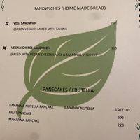 menu  at Bunty's Kitchen  in Pushkar