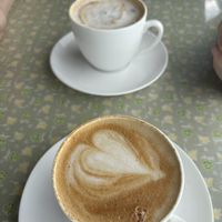 Soya milk lattes   at Bunty's Kitchen  in Pushkar