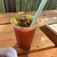 Vegan Bloody Mary   at Blue Bear Ellison Bay in Ellison Bay