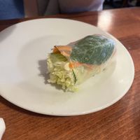 Fresh basil roll  at Bangkok Thai Restaurant in Stow
