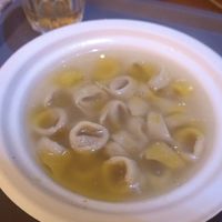 Vegan tortellini with Seitan at ZEM Bistro in Bologna