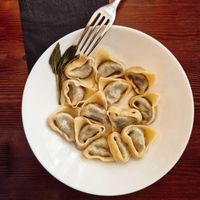 tortelloni at ZEM Bistro in Bologna