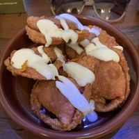 Fried tortellini  at ZEM Bistro in Bologna