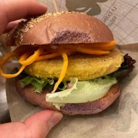 Burger di ceci del giorno   at ZEM Bistro in Bologna