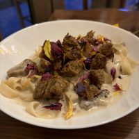 Tagliatelle panna e salsiccia  at ZEM Bistro in Bologna