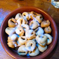 Fried tortellini at ZEM Bistro in Bologna