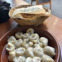 Tortellini with plant based creamy sauce   at ZEM Bistro in Bologna