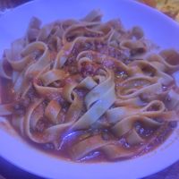 Tagliatelle at ZEM Bistro in Bologna