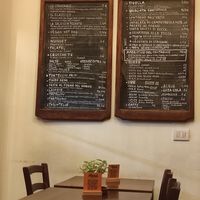 Menu at ZEM Bistro in Bologna