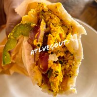 Tofu scramble pita   at Kafenio Avondale in Decatur