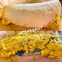 Tofu scramble pita   at Kafenio Avondale in Decatur