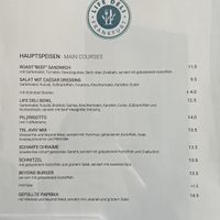 Speisekarte #Veganuary at Life Deli in Frankfurt