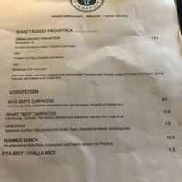 Menu   at Life Deli in Frankfurt
