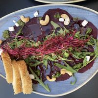 Rote Beete carpaccio   at Life Deli in Frankfurt