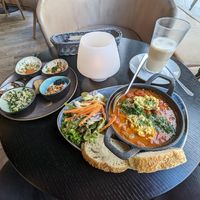 Shakshuka at Life Deli in Frankfurt