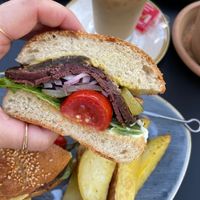 Roast “beef” sandwich  at Life Deli in Frankfurt