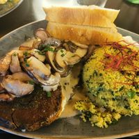 Fake roast beef at Life Deli in Frankfurt